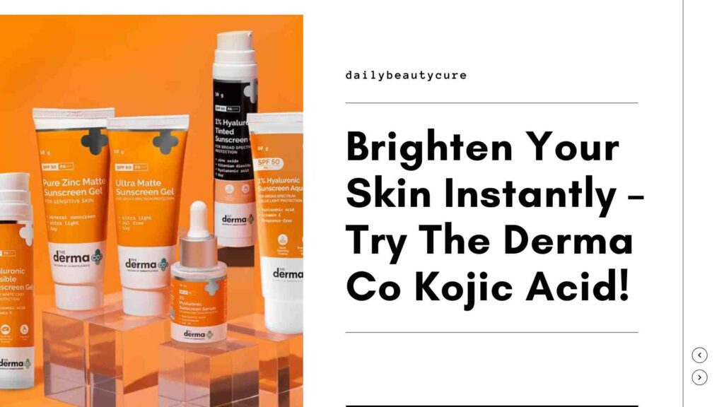 derma co kojic acid facewash 2025